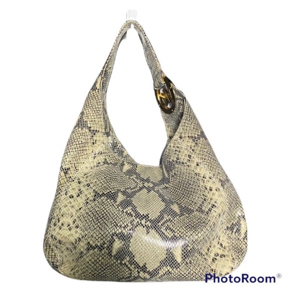 Michael Kors snakeskin boho bag - Picture 1 of 4